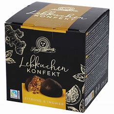 Lambertz Lebkuchen Konfekt Zitrone and Ingwer